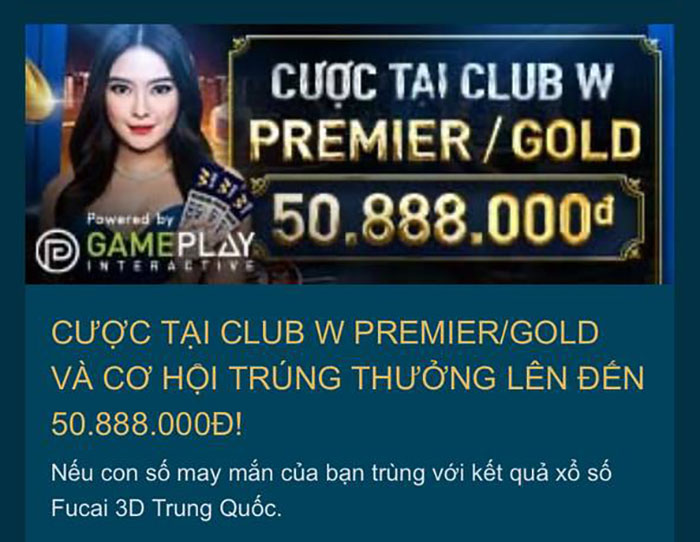 Khuyến mãi Casino W88